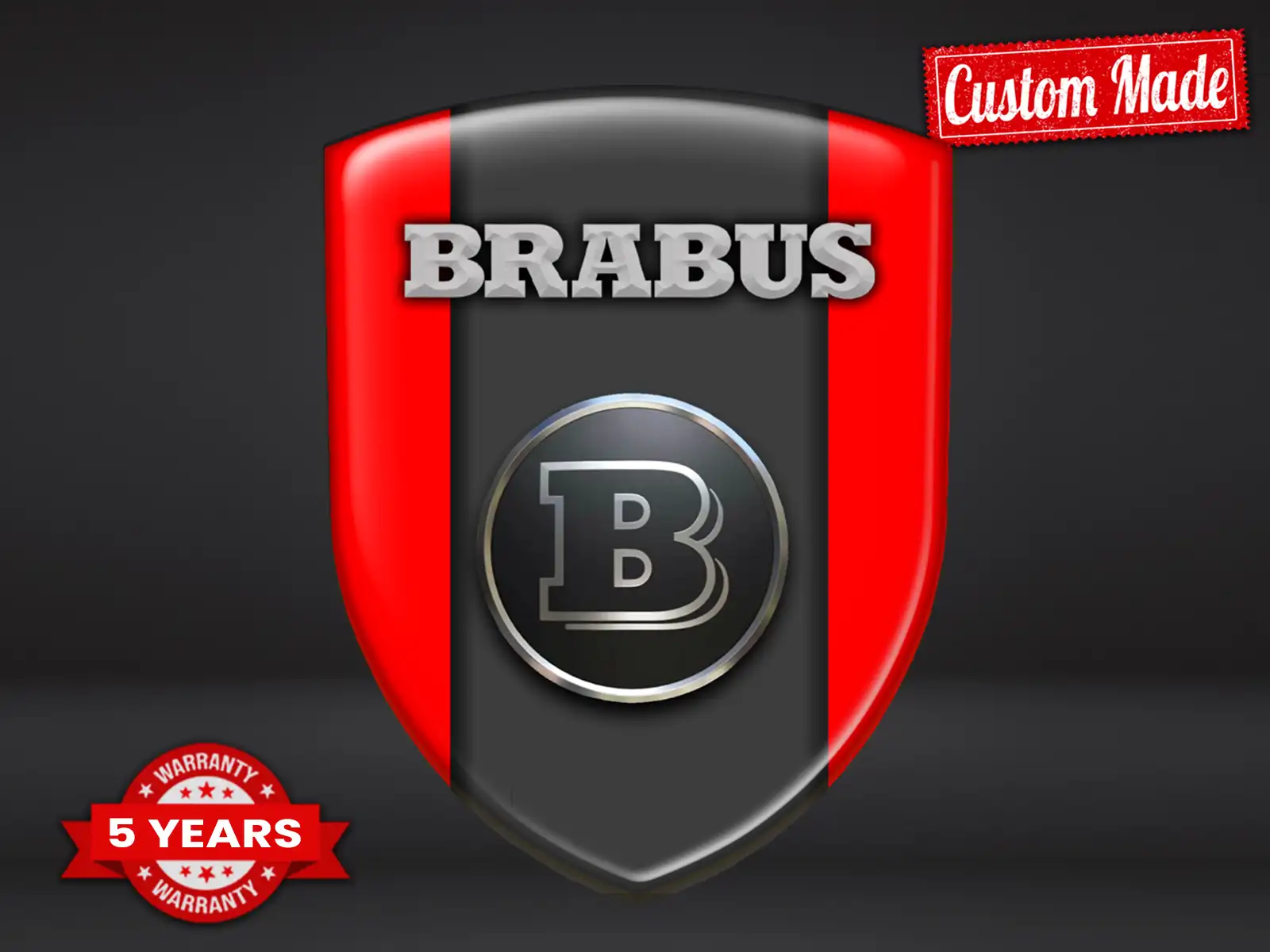 Brabus Car Windscreen Stickers Premium High Quality Drift